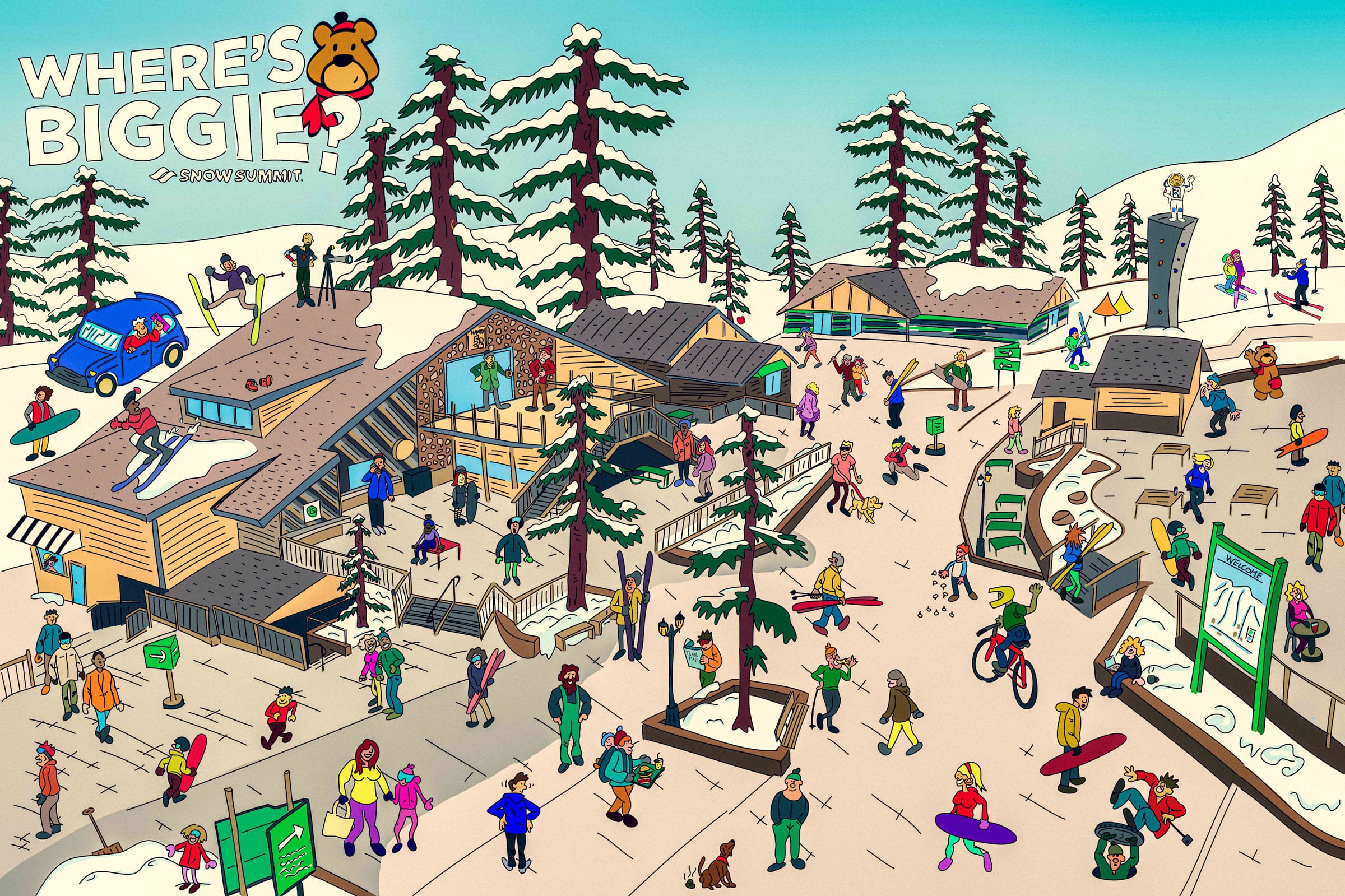 Biggie the Bear and friends puzzle activity